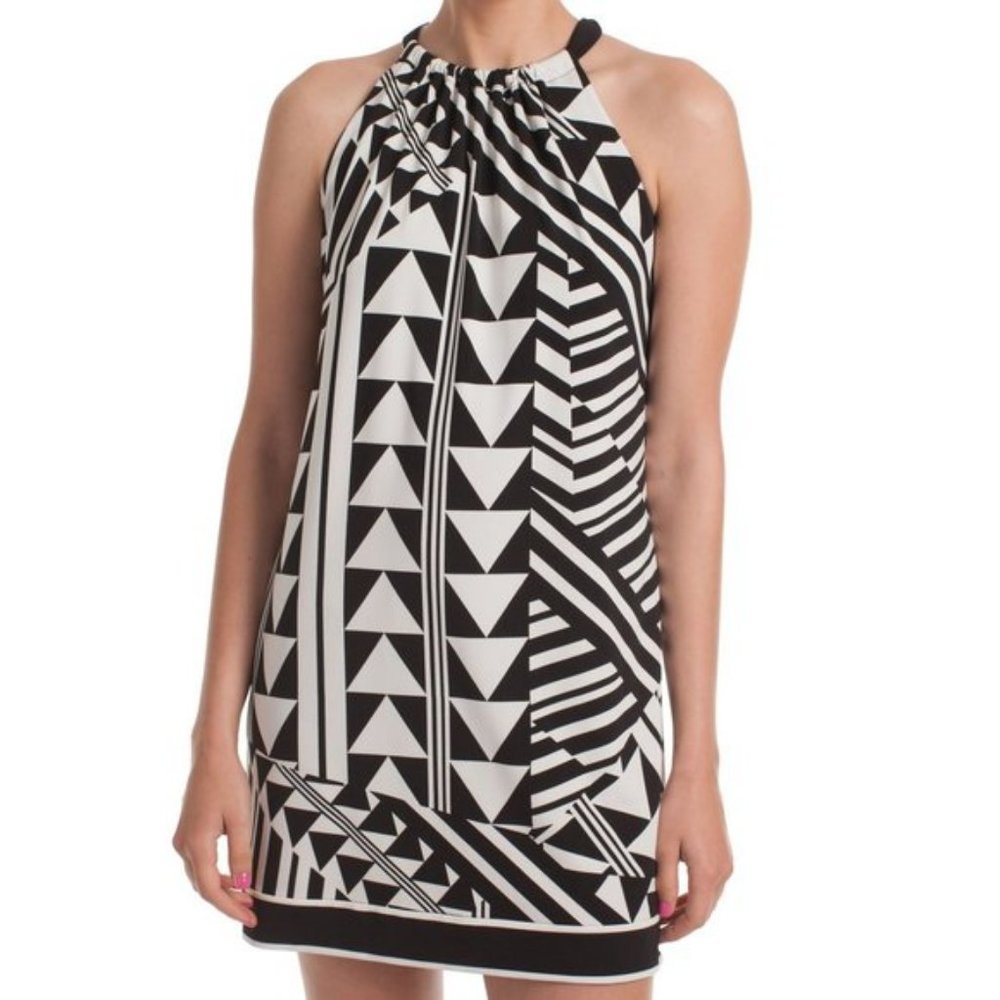 Trina Turk Tie-Neck 'Incredibles 2' Rancho Dress